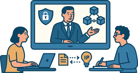 Webinar on leveraging blockchain to protect intellectual property during data transfers in collaborative settings