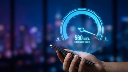High Speed Internet Connection On Mobile Device