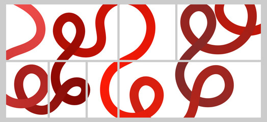 wavy lines background : Vibrant abstract design with wavy red lines on a modern background. Modern, dynamic, and creative illustration perfect for posters, covers, textures, art