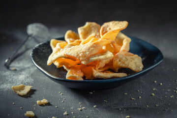 Sweet and fresh angel wings ready to eat.