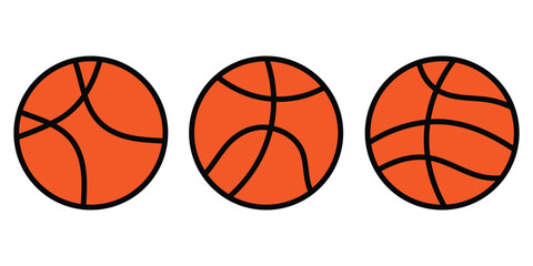 basketball sport equipment solid icon . Basketball logo vector icon. Basketball line art and filled icon vector. 