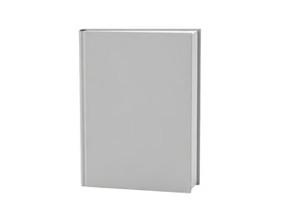 Closed book cover isolated on transparent background