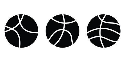 basketball sport equipment solid icon . Basketball logo vector icon. Basketball line art and filled icon vector. 