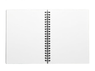 Spiral notebook binding isolated on transparent background