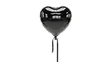 Black Heart-Shaped Balloon