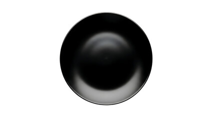 Black Spherical Object on Checkered Background