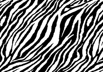 Zebra animal skin seamless pattern design for fabric or wallpaper print decoration 