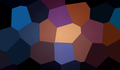 Obraz premium Abstract geometric mosaic pattern background with earthy color scheme