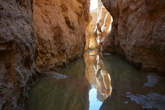 Sesriem Canyon nach der Regenzeit (W&uuml;ste Namib in Namibia)