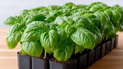 Lush basil plants in neat, earthy pots whisper secrets of Italian cucina and embody fragrant dreams of Basilicum Fest