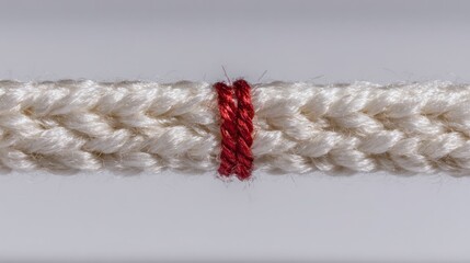 Entwined fibers whisper secrets of unity, with a crimson twist, embodying Imbolc's renewal and Kwanzaa's heritage weave