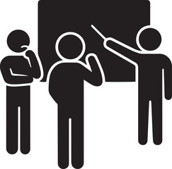 Business people icon with man and woman in suits vector illustration