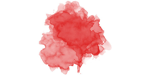 Vibrant red abstract ink splash on deep black background fluid watercolor blot texture artistic digital design graphic © Binary