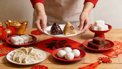 Lunar New Year Food Traditions, Festive Table Symbols of Prosperity, Togetherness and New Beginnings