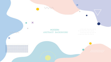 Vibrant modern abstract background with pastel colors and geometric shapes for creative design projects and presentations with modern design