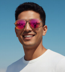 portrait of a handsome young man