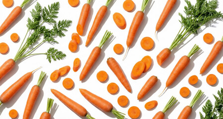 set of carrots background wallpaper 