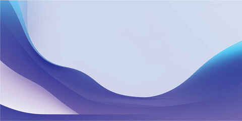 Smooth abstract blue wave background with flowing lines and curved motion shapes for a professional business web template backdrop design