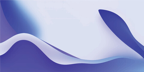 An abstract blue wave illustration features an artistic vector design with flowing light curves and watery patterns on a modern web backdrop template