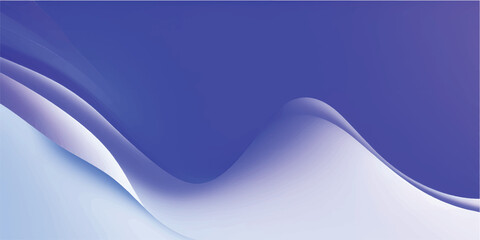 Abstract blue wave background with soft fluid curves and clean gradient texture for universal modern design use, wallpapers, presentations and digital artwork