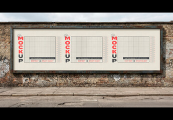 Super Horizontal Street Sign Mockup