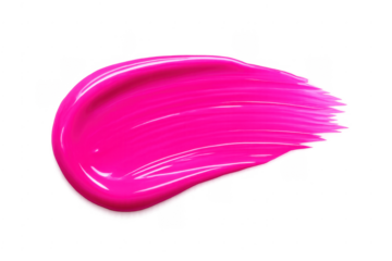 Pink cosmetic liquid lipstick swatch stroke