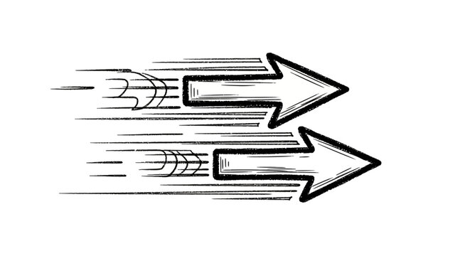 Two Arrows Pointing to the Right.