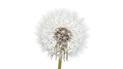 Taraxacum officinale yellow flower single flower wildflower [PNG FILE STOCK].