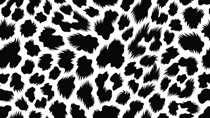 Captivating african animal print pattern, a dynamic and wild leopard fur skin design, presenting an abstract texture inspired by the untamed beauty of africa's wildlife © Merisca