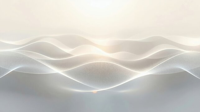 Abstract blue background design featuring soft wavy lines and a gradient flow texture with light vector curves for a modern business wallpaper backdrop