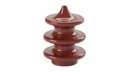 Modern decorative vase in brown