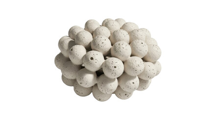 Porous stone spheres cluster