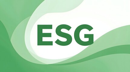 Environmental Sustainability Graphic Illustration Displaying ESG Concept