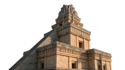 Detailed Maya Temple