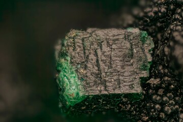 Macro Cobaltocalcite, Dioptase and Heterogenite mineral specimen