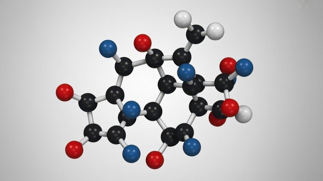 Molecular structure of folic acid