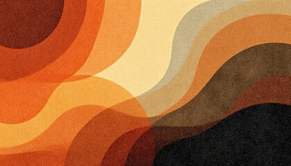 Warm earth tones with flowing abstract shapes perfect for backgrounds in presentations, digital art, and event decor
