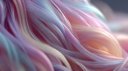 Abstract hair tranquil soft diffused light pastel spectrum mirrorlike reflections crisp focus hdr rendered jpeg logo watermark text caption brand SEO Optimized gentle light tidy serene polished clean