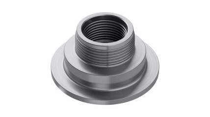 Silver Metal Threaded Adapter on
