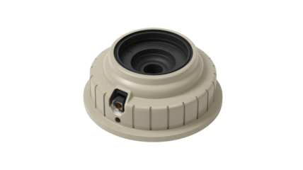 Tan colored deck mount fitting