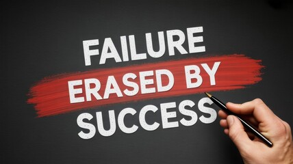 Failure Erased by Success concept