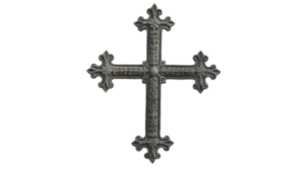 Ornate Decorative Cross Symbol