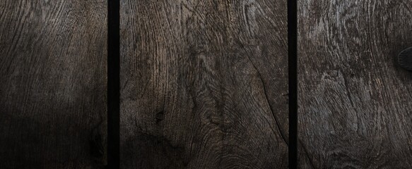 Dark wood background, old black wood texture for background