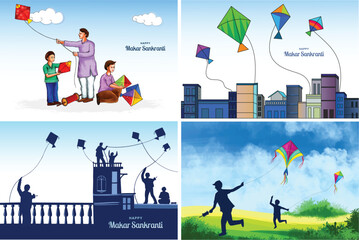 Makar Sankranti Kite Festival Design
