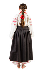 Fototapeta premium woman in traditional clothes