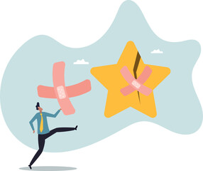 Reputation management, customer experience or rating, crisis management to repair or fix customer trust problem,about a man and his life.