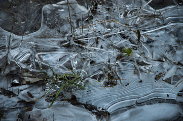 ice on the river