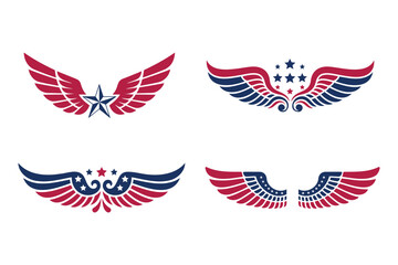 Collection of American Wings Emblems