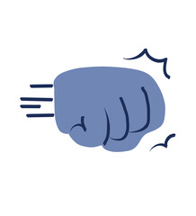 Hand gesture con flat