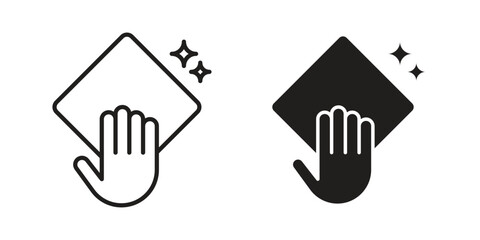Fototapeta premium Clean icons for Graphic Design Projects and web designs